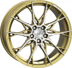 Axxion X1 gold matt poliert Alufelge 8.5x19 Zoll ET35 LK 5x112 ML72.6