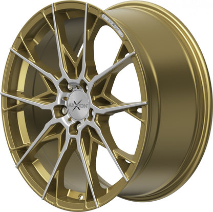 Axxion X1 gold matt poliert Alufelge 8.5x19 Zoll ET35 LK 5x112 ML72.6 – Bild 8