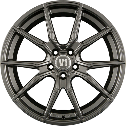 V1 Wheels V1 Daytona Grau Lackiert DG+ Alufelge 8x18 Zoll ET35 LK 5x120 ML72.6