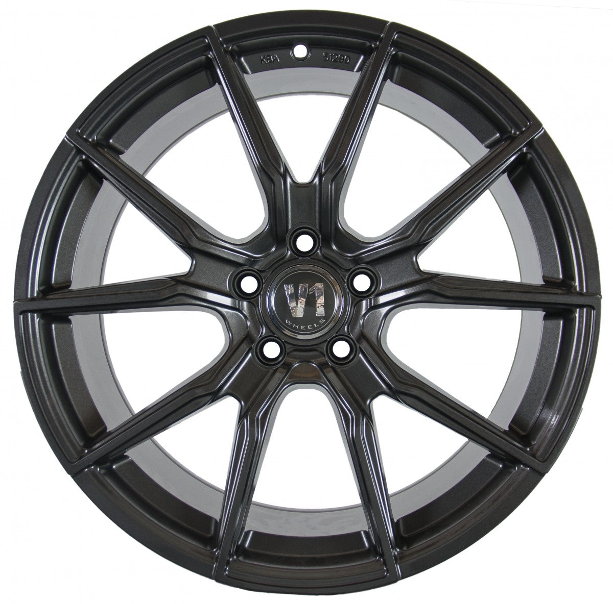 V1 Wheels V1 daytona grau lackiert Alufelge – Bild 2