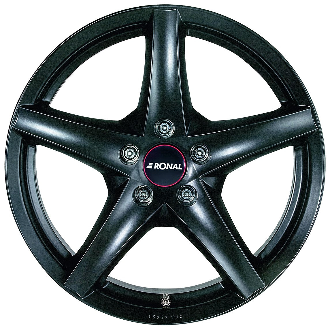 Ronal R41 mattschwarz Alufelge 6.5x15 Zoll ET27 LK 5x98 ML68 – Bild 2