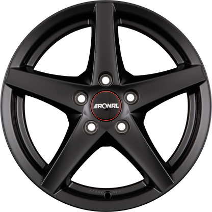 Ronal R41 Mattschwarz Alufelge 7x16 Zoll ET35 LK 5x108 ML76