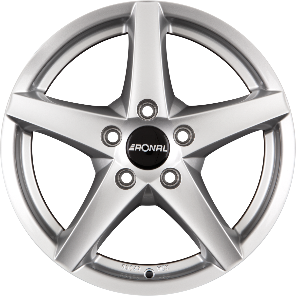 Ronal R41 Silber Alufelge 8x17 Zoll ET35 LK 5x114.3 ML76