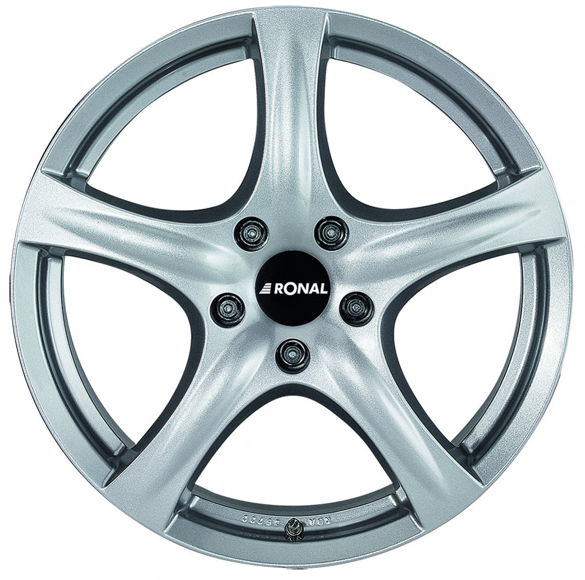 Ronal R42 Kristallsilber Alufelge 7x17 Zoll ET40 LK 4x114.3 ML76 – Bild 2