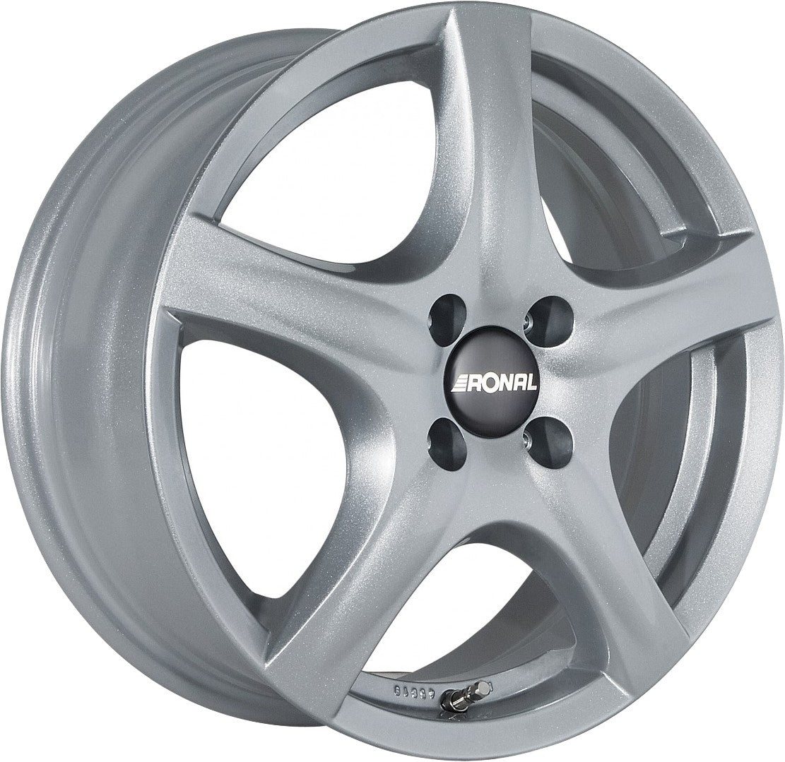 Ronal R42 Kristallsilber Alufelge 7x17 Zoll ET40 LK 4x114.3 ML76 – Bild 3
