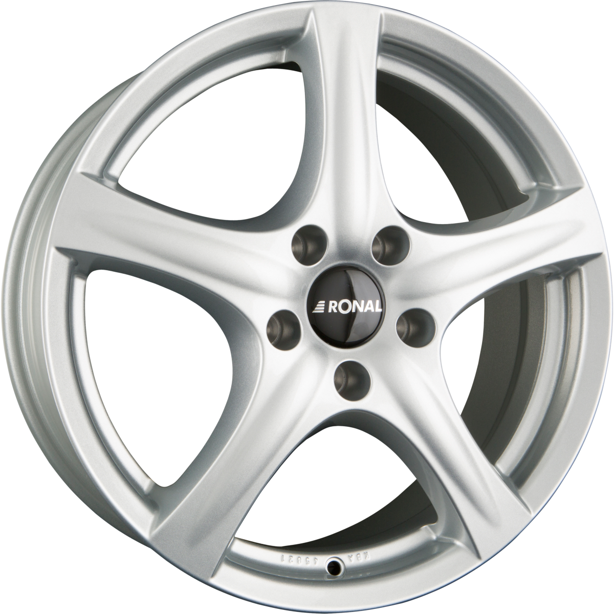 Ronal R42 Kristallsilber Alufelge 7x17 Zoll ET49 LK 5x108 ML76 – Bild 2