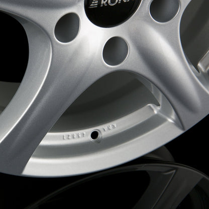 Ronal R42 Kristallsilber Alufelge 7x17 Zoll ET49 LK 5x108 ML76 – Bild 3