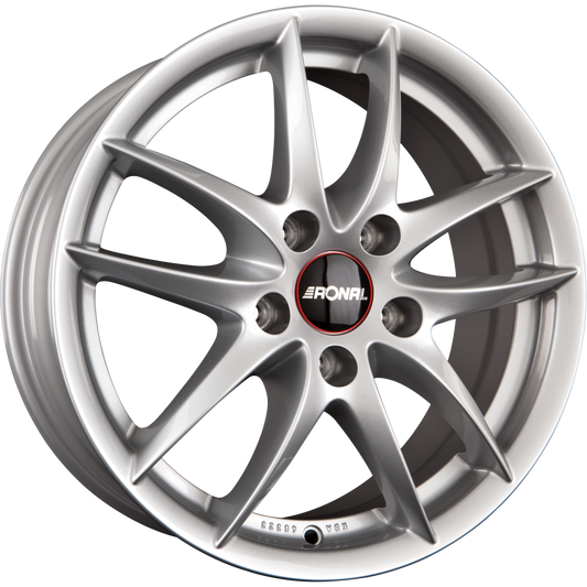 Ronal R46 Silber Alufelge 7x17 Zoll ET49 LK 5x108 ML76 – Bild 2