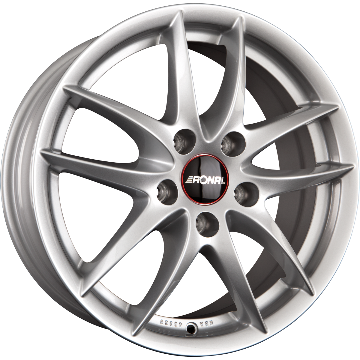Ronal R46 Silber Alufelge 7x17 Zoll ET49 LK 5x108 ML76 – Bild 2