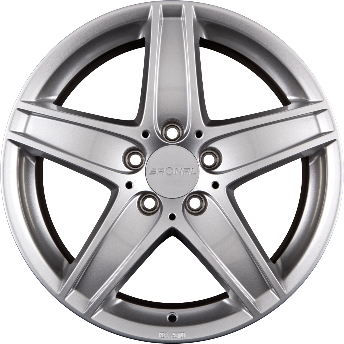 Ronal R48 Kristallsilber Alufelge 7.5x16 Zoll ET50 LK 5x112 ML57.1