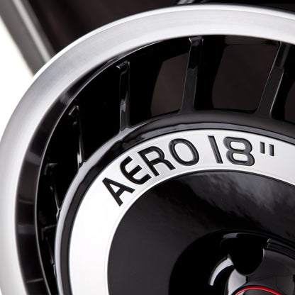 Ronal R50 Aero Schwarz Frontkopiert Alufelge 7.5x16 Zoll ET25 LK 4x108 ML65.1 – Bild 3