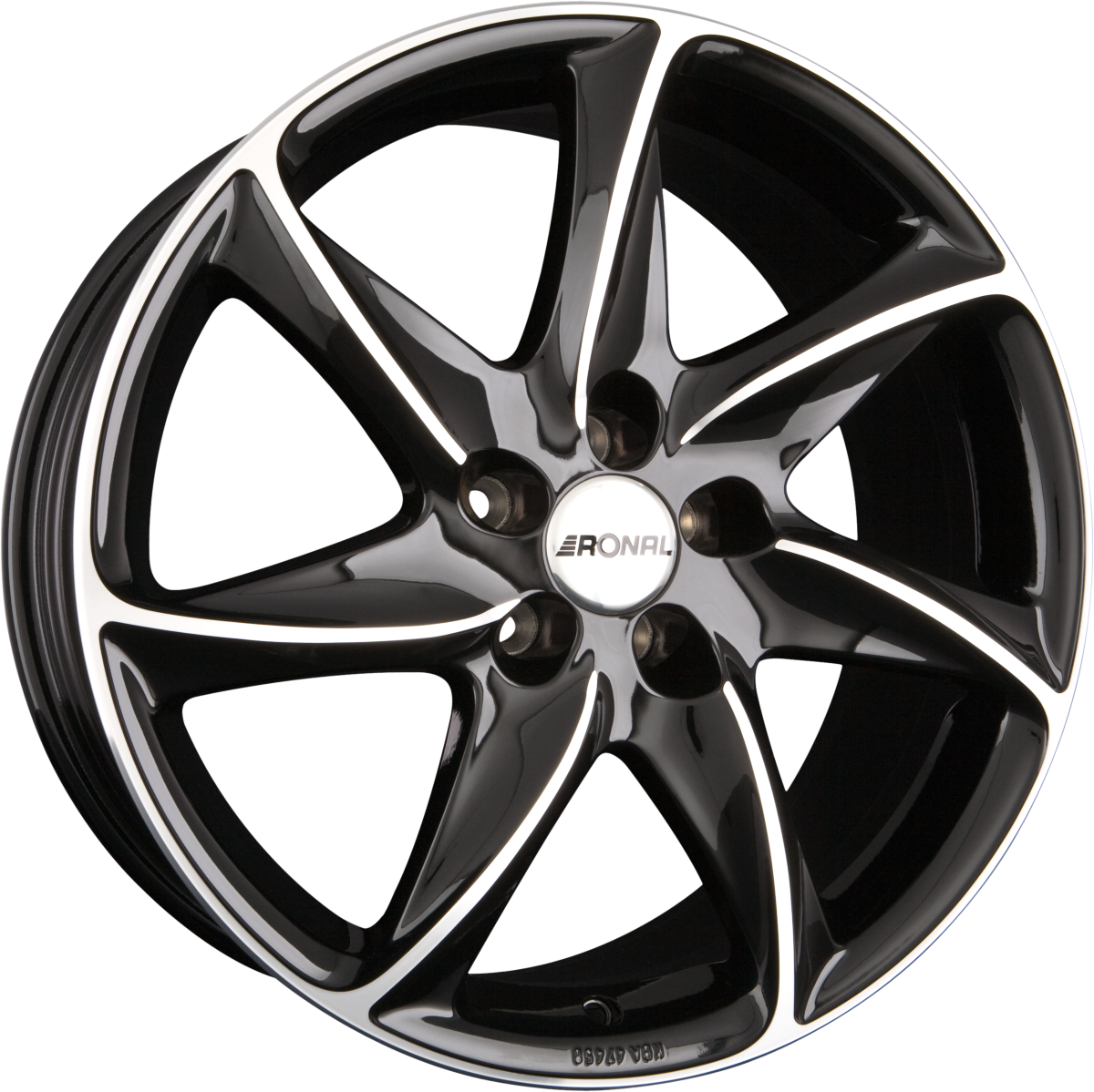 Ronal R51 Jetblack Frontkopiert Alufelge 7x16 Zoll ET35 LK 5x110 ML65.1 – Bild 2