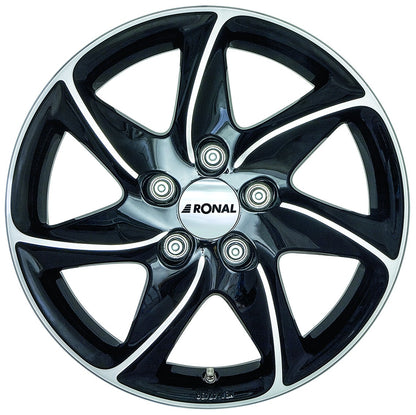 Ronal R51 jetblack-frontkopiert Alufelge 8x18 Zoll ET30 LK 5x120 ML82 – Bild 2