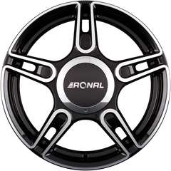 Ronal R52 TREND - Schwarz Glanzpoliert Alufelge 5.5x15 Zoll ET32 LK 4x98 ML68