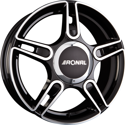 Ronal R52 TREND - Schwarz Glanzpoliert Alufelge 5.5x15 Zoll ET32 LK 4x98 ML68 – Bild 2