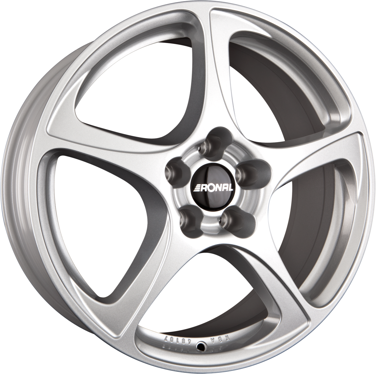 Ronal R53 Kristallsilber Alufelge 7x17 Zoll ET50 LK 5x100 ML68 – Bild 2