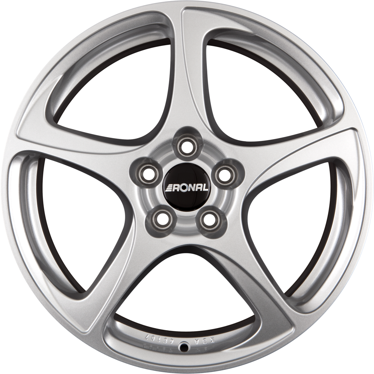 Ronal R53 Kristallsilber Alufelge 7x17 Zoll ET49 LK 5x108 ML76