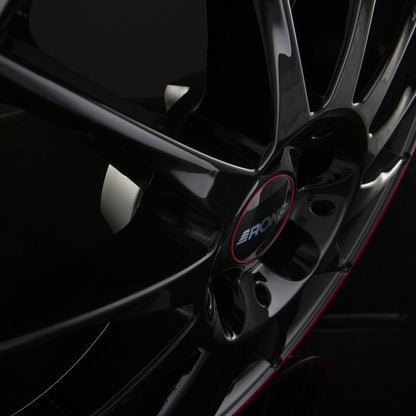 Ronal R54 MCR Jetblack-Red Rim Alufelge 6.5x15 Zoll ET45 LK 5x112 ML76 – Bild 5
