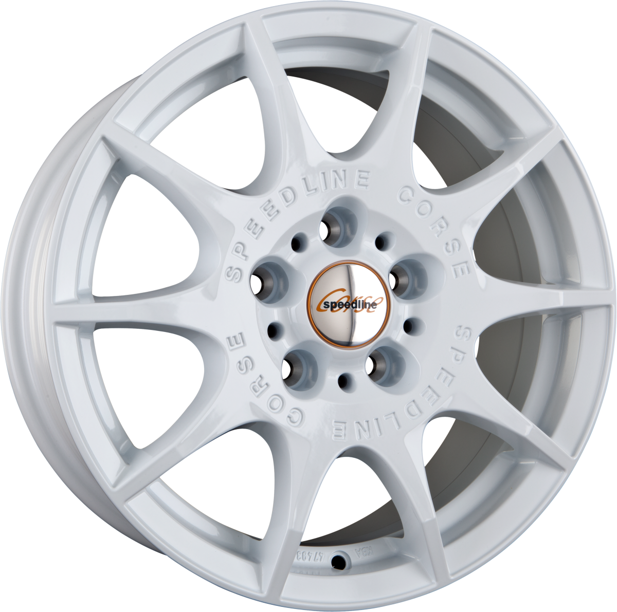 Speedline Corse SL2 Marmora Rallye-Weiss Alufelge 7x16 Zoll ET25 LK 4x108 ML76 – Bild 2