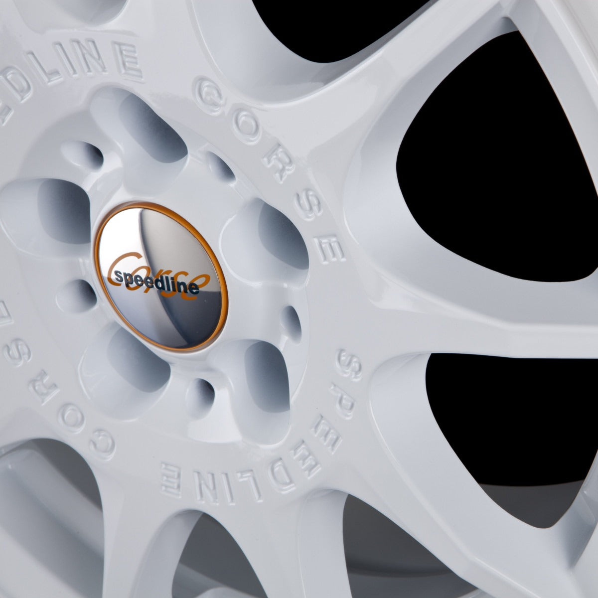 Speedline Corse SL2 Marmora Rallye-Weiss Alufelge 7x16 Zoll ET25 LK 4x108 ML76 – Bild 3