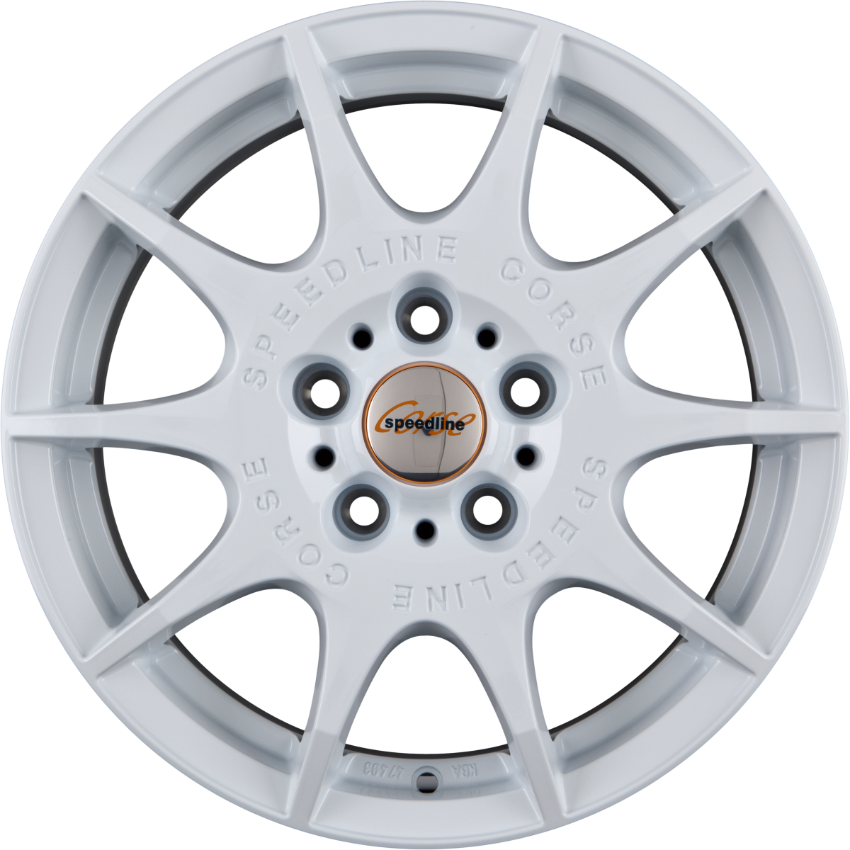 Speedline Corse SL2 Marmora Rallye-Weiss Alufelge 7.5x17 Zoll ET40 LK 5x114.3 ML82