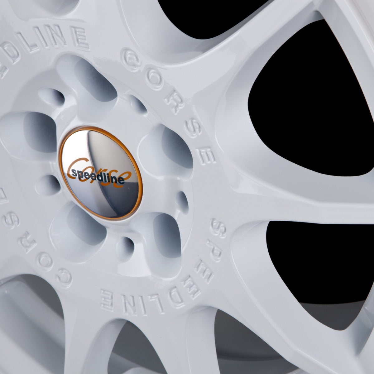 Speedline Corse SL2 Marmora Rallye-Weiss Alufelge 7.5x17 Zoll ET40 LK 5x114.3 ML82 – Bild 3