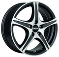 Ronal R56 mattschwarz-frontkopiert Alufelge 8x17 Zoll ET42 LK 5x120 ML82