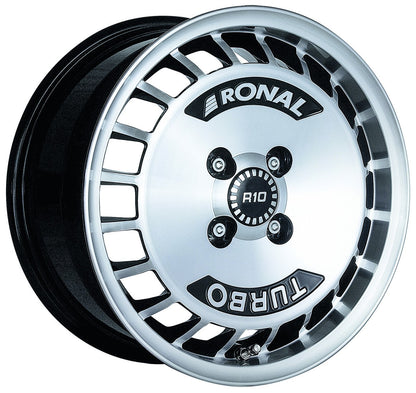 Ronal R10 Turbo schwarz-frontkopiert Alufelge 7x15 Zoll ET37 LK 4x98 ML68