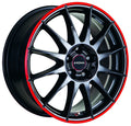 Ronal R54 jetblack-red rim Alufelge