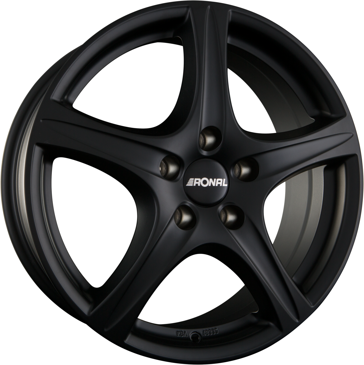 Ronal R56 mattschwarz Alufelge 8x17 Zoll ET35 LK 5x112 ML76 – Bild 2