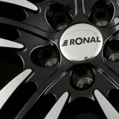 Ronal R58 Schwarz-Frontkopiert Alufelge 8x20 Zoll ET40 LK 5x114.3 ML82 – Bild 4