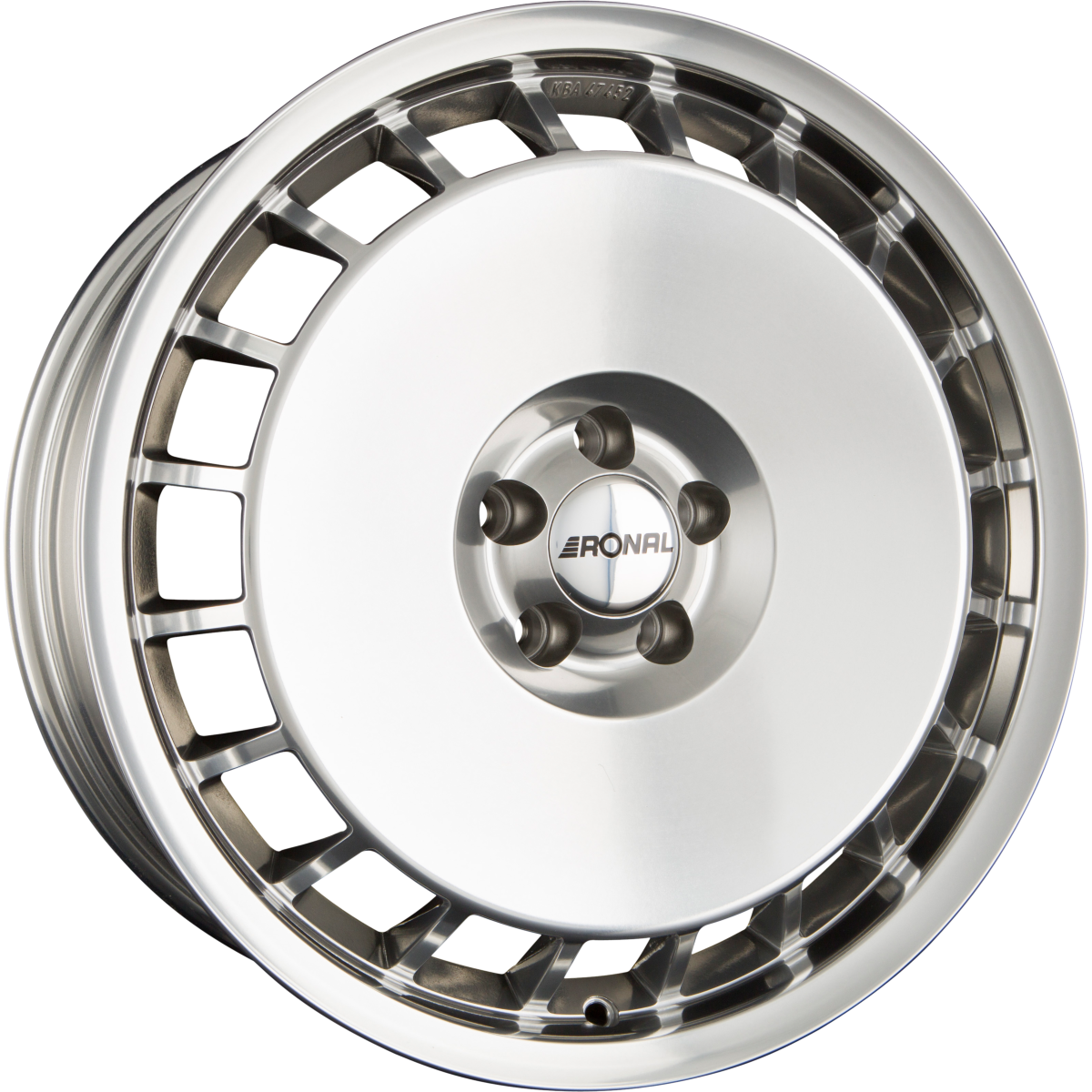 Ronal R50 Aero BPS - Kugelpoliert Alufelge 8x18 Zoll ET50 LK 5x120 ML65.1 – Bild 2