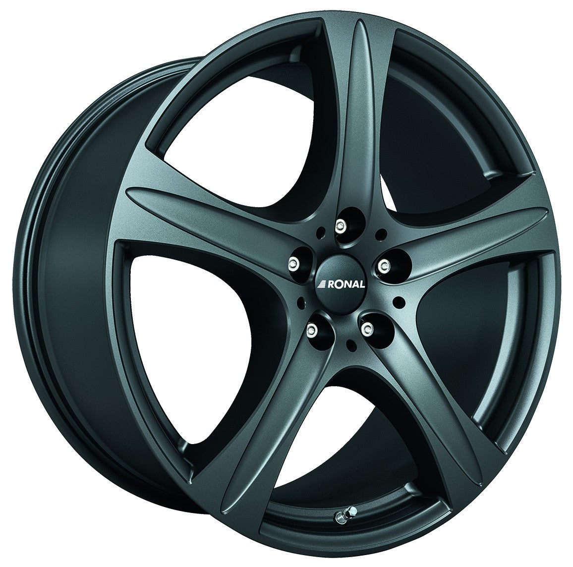 Ronal R55 SUV mattschwarz Alufelge 8.5x18 Zoll ET30 LK 5x112 ML76