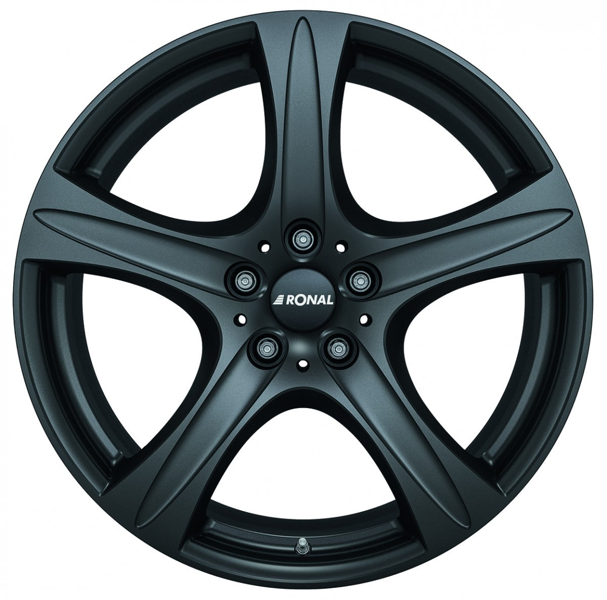 Ronal R55 SUV mattschwarz Alufelge 8.5x18 Zoll ET30 LK 5x112 ML76 – Bild 2