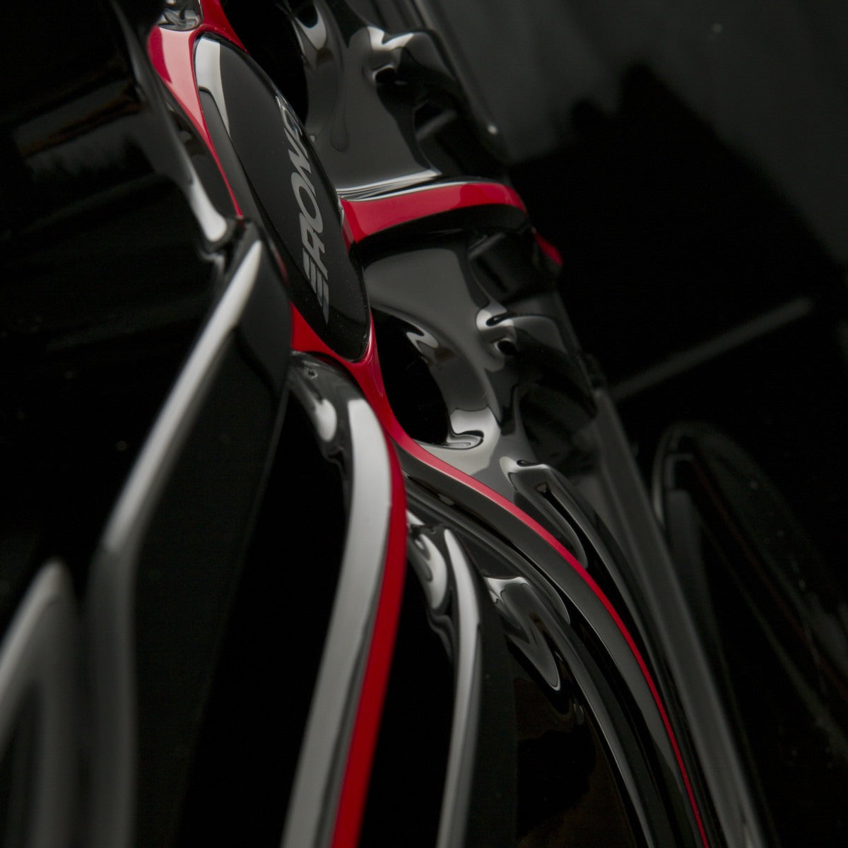 Ronal R57 MCR Jetblack-Red Spoke Alufelge 7.5x17 Zoll ET42 LK 5x105 ML56.6 – Bild 3