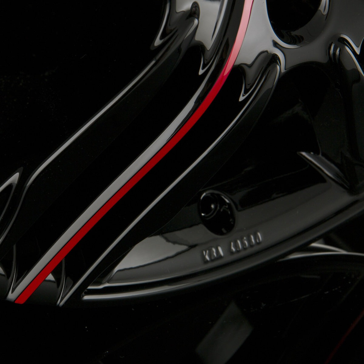 Ronal R57 MCR Jetblack-Red Spoke Alufelge 7.5x17 Zoll ET42 LK 5x105 ML56.6 – Bild 4