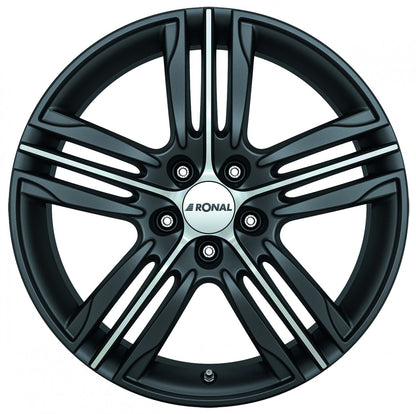 Ronal R57 mattschwarz-frontkopiert Alufelge – Bild 2