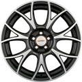 Speedline Corse SL5 Vincitore Jetblack Matt Frontkopiert Alufelge 7.5x18 Zoll ET40 LK 5x114.3 ML82