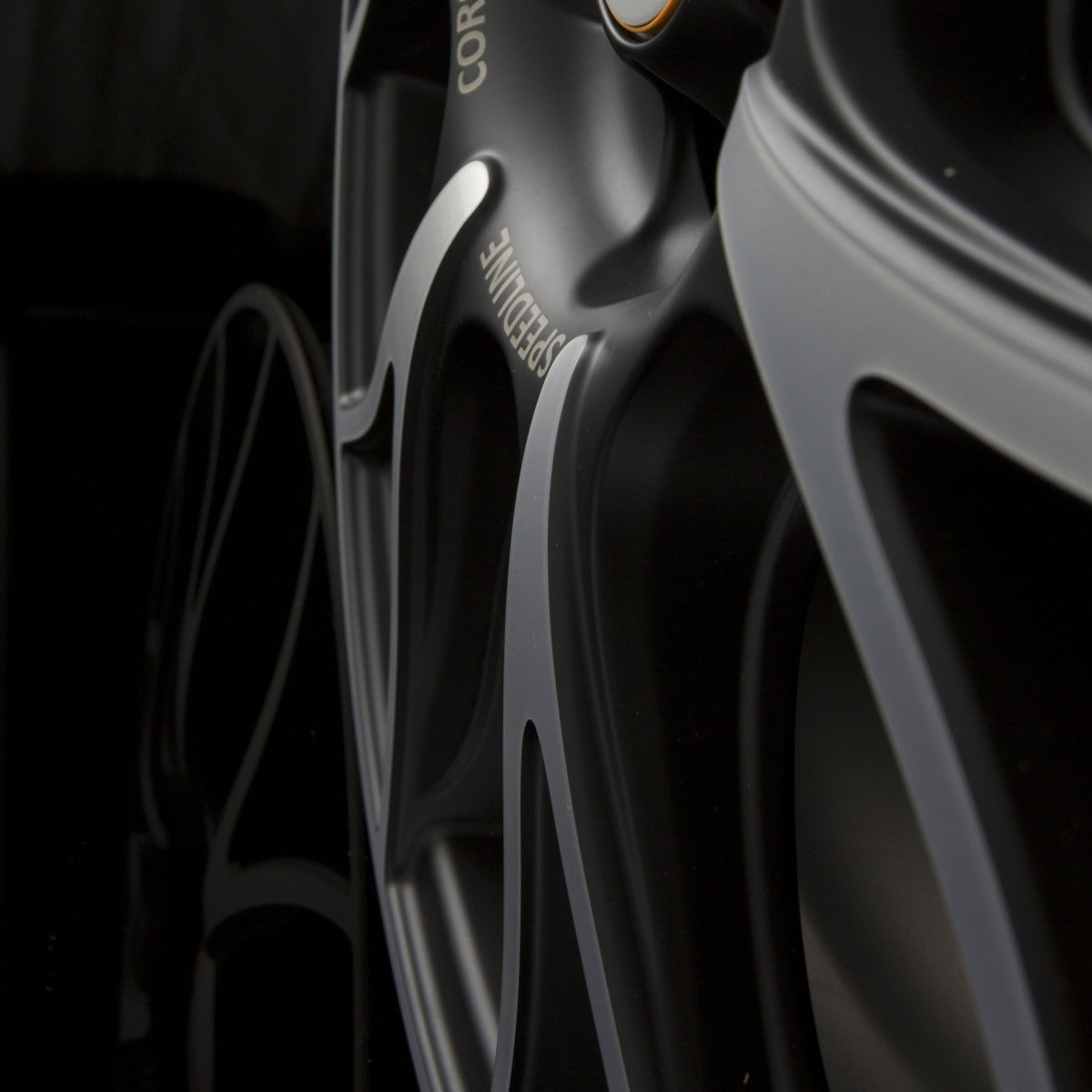 Speedline Corse SL5 Vincitore Jetblack Matt Frontkopiert Alufelge 7.5x18 Zoll ET40 LK 5x114.3 ML82 – Bild 5