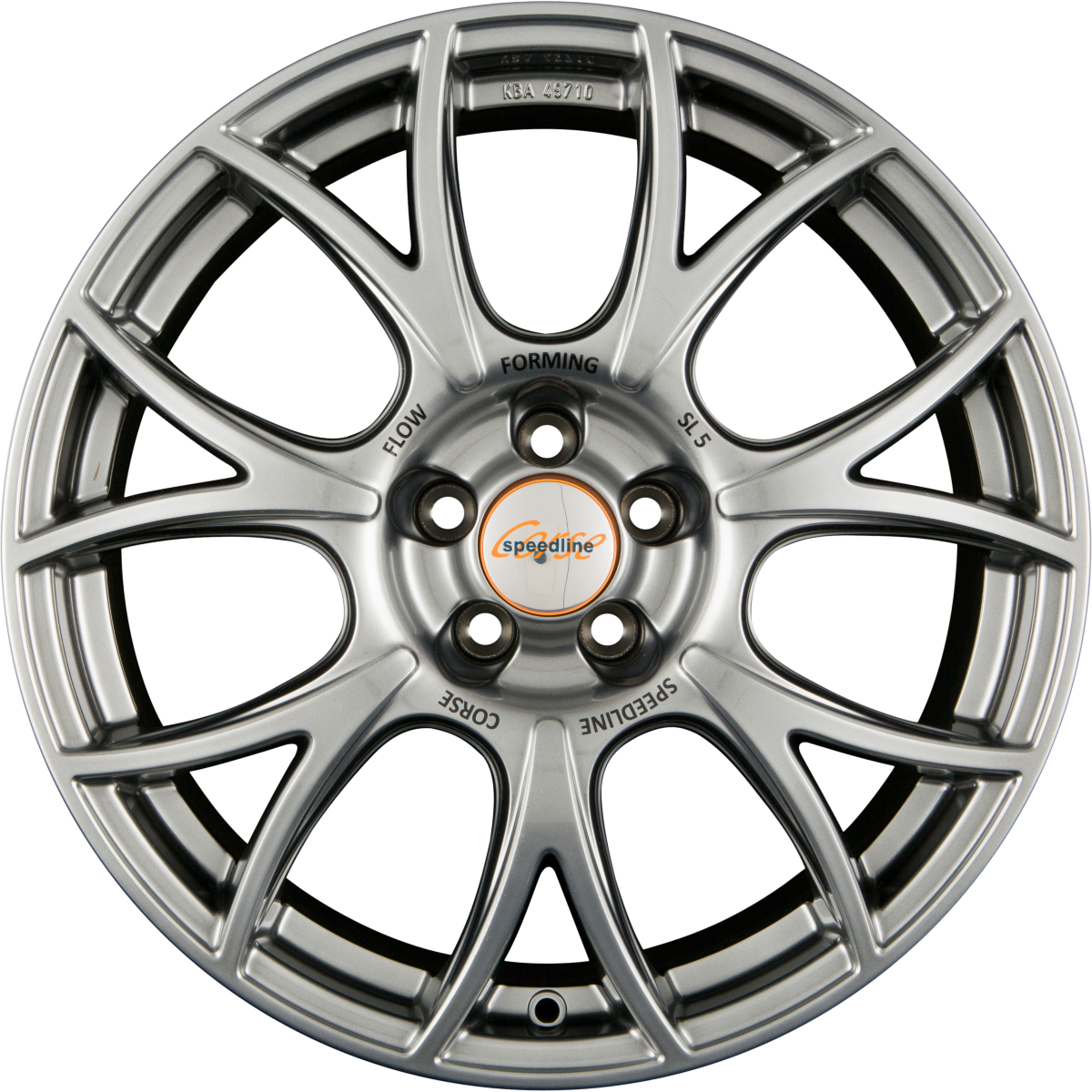 Speedline Corse SL5 Vincitore Edelsilber Alufelge 7.5x18 Zoll ET42 LK 5x120 ML82