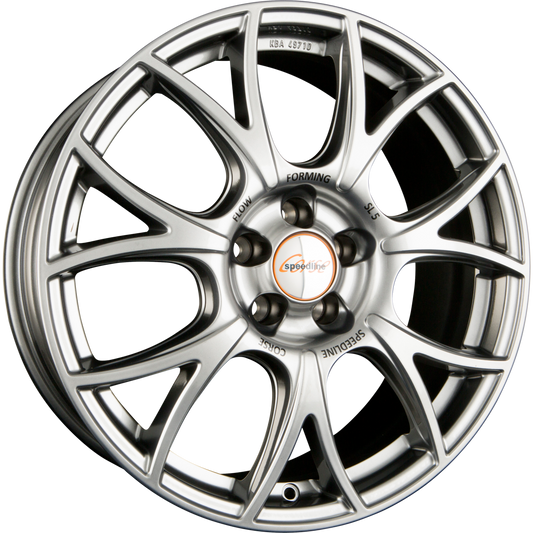 Speedline Corse SL5 Vincitore Edelsilber Alufelge 7.5x18 Zoll ET42 LK 5x120 ML82 – Bild 2