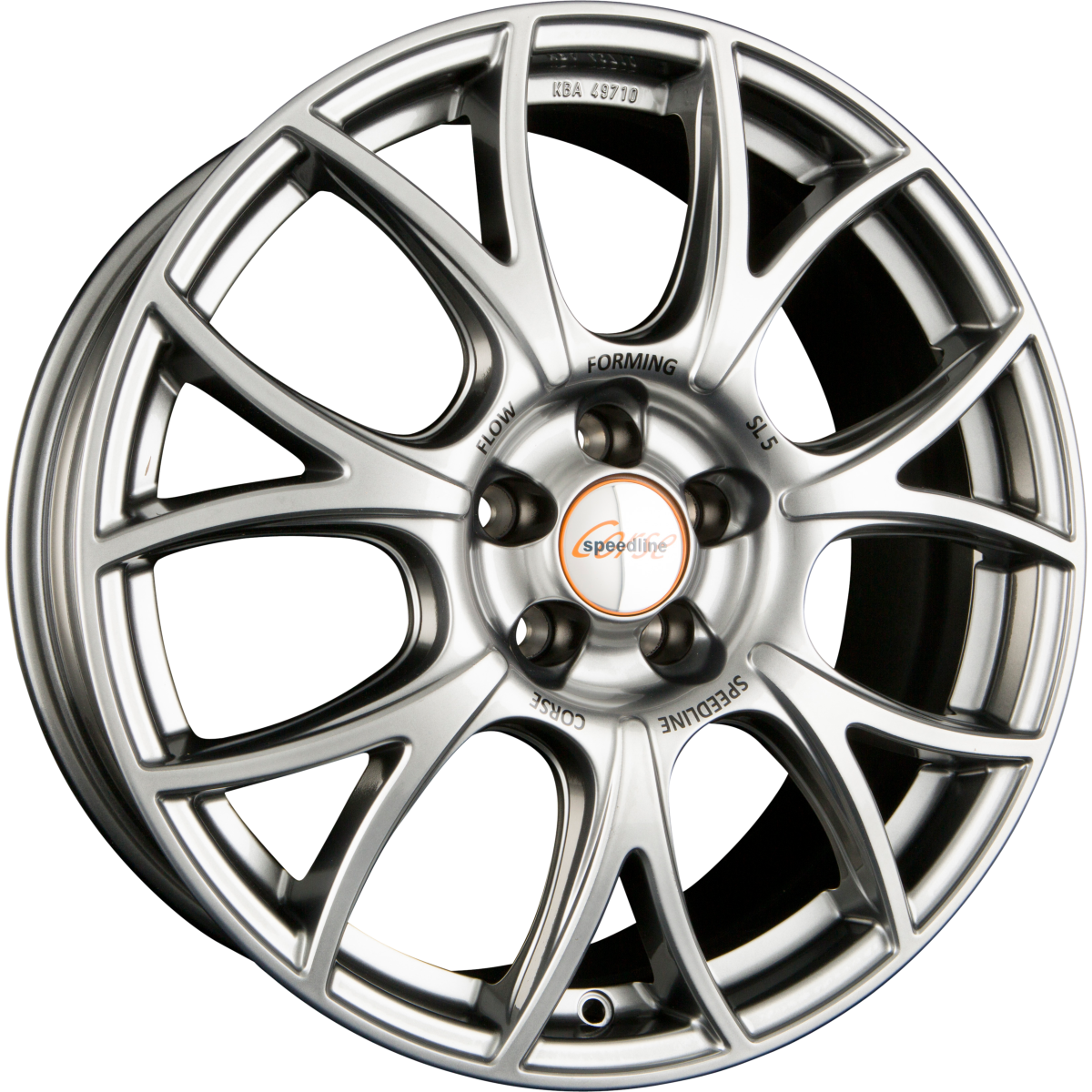 Speedline Corse SL5 Vincitore Edelsilber Alufelge 7.5x18 Zoll ET42 LK 5x120 ML82 – Bild 2