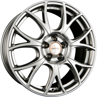 Speedline Corse SL5 Vincitore Edelsilber Alufelge 7.5x18 Zoll ET42 LK 5x120 ML82 – Bild 2