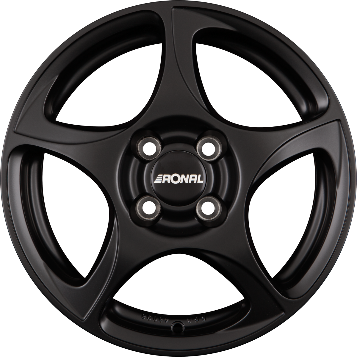 Ronal R53 Mattschwarz Alufelge 6x15 Zoll ET25 LK 4x108 ML65.1