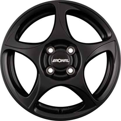 Ronal R53 Mattschwarz Alufelge 6x15 Zoll ET25 LK 4x108 ML65.1