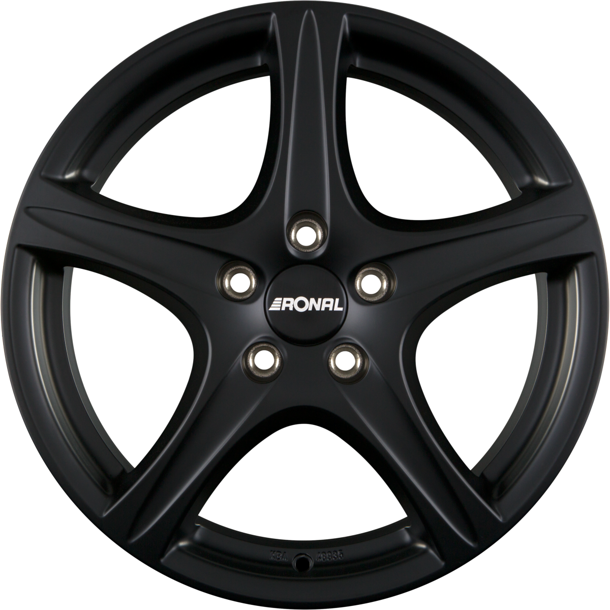 Ronal R56 Mattschwarz Alufelge 6.5x16 Zoll ET40 LK 5x110 ML65.1