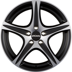 Ronal R56 Mattschwarz-Frontkopiert Alufelge 6x15 Zoll ET25 LK 4x108 ML65.1
