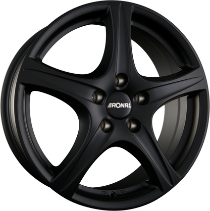 Ronal R56 Mattschwarz Alufelge 8x18 Zoll ET40 LK 5x105 ML56.6 – Bild 2
