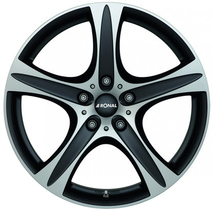 Ronal R55 SUV mattschwarz-frontkopiert Alufelge 9x19 Zoll ET40 LK 5x120 ML82 – Bild 2