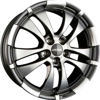 Ronal R59 Jetblack-Frontkopiert Alufelge 7x16 Zoll ET40 LK 5x114.3 ML82 – Bild 2